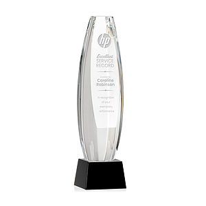 Hoover Award on Robson Base - Black