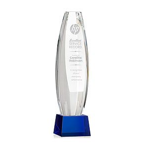 Hoover Award on Robson Base - Blue