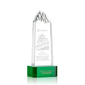 Himalayas Tower Award on Base - Green