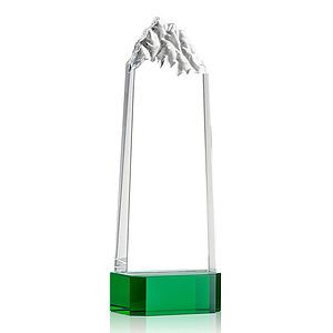 Himalayas Tower Award on Base - Green