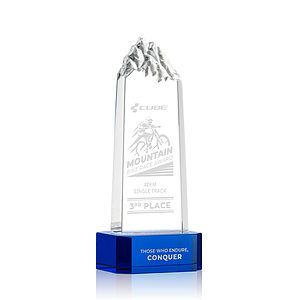 Himalayas Tower Award on Base - Blue