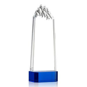 Himalayas Tower Award on Base - Blue