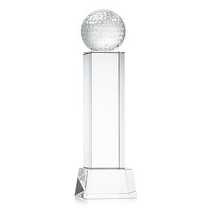 Golf Ball Award on Belcroft Base - Clear