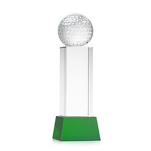 Golf Ball Award on Belcroft Base - Green