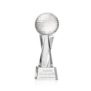 Golf Ball Award on Grafton Base - Clear