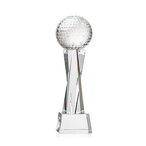 Golf Ball Award on Grafton Base - Clear