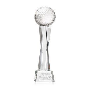 Golf Ball Award on Grafton Base - Clear