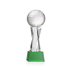 Golf Ball Award on Grafton Base - Green