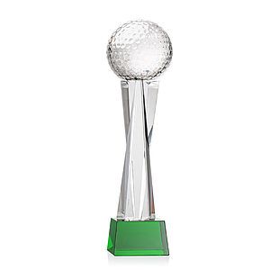 Golf Ball Award on Grafton Base - Green