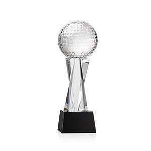Golf Ball Award on Grafton Base - Black