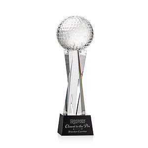 Golf Ball Award on Grafton Base - Black