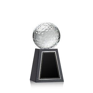 Golf Ball Award on Tall Marble