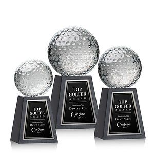 Golf Ball Award on Tall Marble