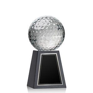 Golf Ball Award on Tall Marble