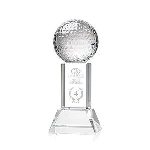 Golf Ball Award on Stowe Base - Clear