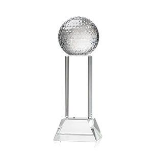 Golf Ball Award on Stowe Base - Clear