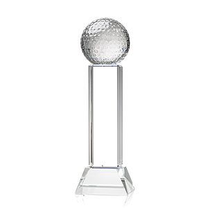 Golf Ball Award on Stowe Base - Clear