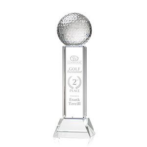 Golf Ball Award on Stowe Base - Clear