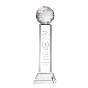 Golf Ball Award on Stowe Base - Clear