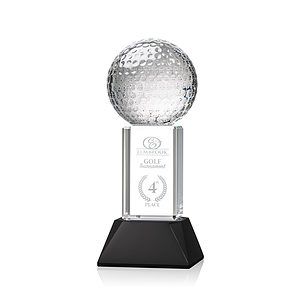 Golf Ball Award on Stowe Base - Black