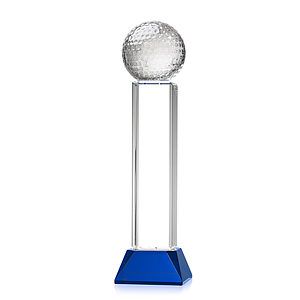 Golf Ball Award on Stowe Base - Blue