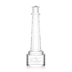 Lighthouse Award on Marvel Base - Clear
