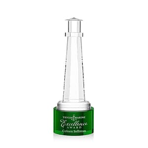 Lighthouse Award on Marvel Base - Green