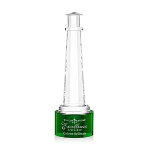 Lighthouse Award on Marvel Base - Green