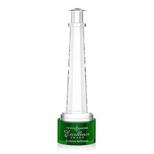 Lighthouse Award on Marvel Base - Green