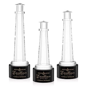 Lighthouse Award on Marvel Base - Black