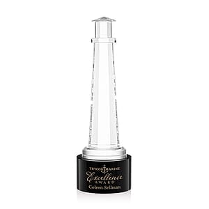 Lighthouse Award on Marvel Base - Black