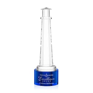 Lighthouse Award on Marvel Base - Blue