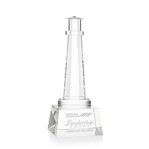 Lighthouse Award on Robson Base - Clear