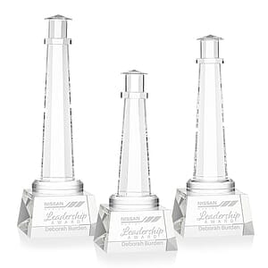 Lighthouse Award on Robson Base - Clear