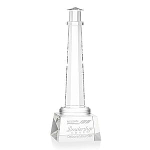 Lighthouse Award on Robson Base - Clear