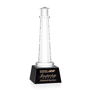 Lighthouse Award on Robson Base - Black