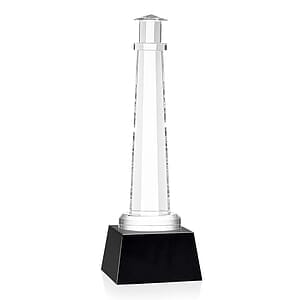 Lighthouse Award on Robson Base - Black