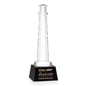Lighthouse Award on Robson Base - Black