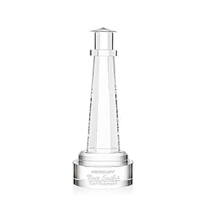 Lighthouse Award on Stanrich Base - Clear