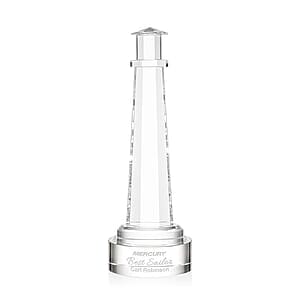 Lighthouse Award on Stanrich Base - Clear