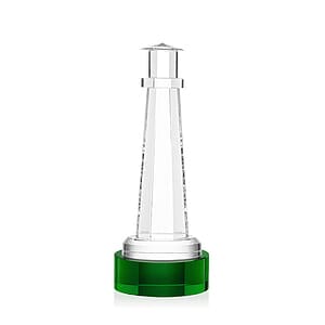 Lighthouse Award on Stanrich Base - Green