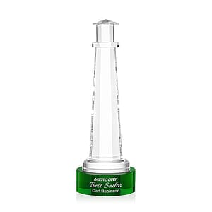Lighthouse Award on Stanrich Base - Green