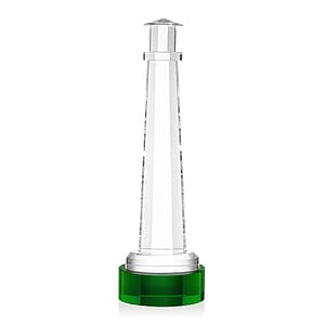 Lighthouse Award on Stanrich Base - Green
