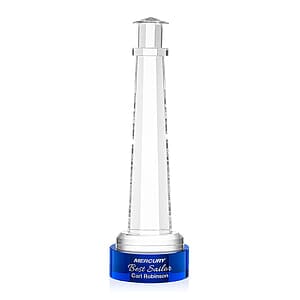 Lighthouse Award on Stanrich Base - Blue