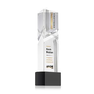 Oakham VividPrint™ Award on Paragon Base - Black