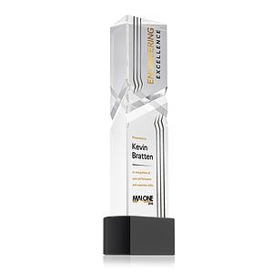 Oakham VividPrint™ Award on Paragon Base - Black