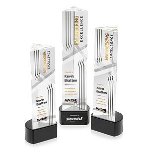 Oakham VividPrint™ Award on Paragon Base - Black