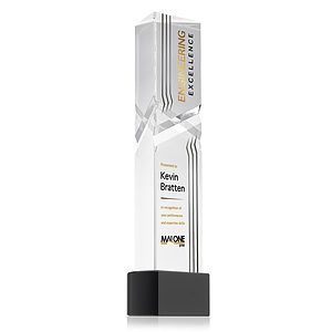 Oakham VividPrint™ Award on Paragon Base - Black