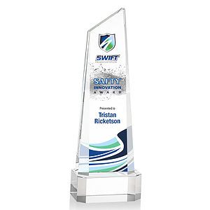 Belmont Tower VividPrint™ Award on Padova - Clear