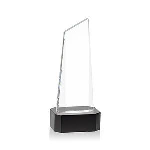 Belmont Tower VividPrint™ Award on Padova - Black